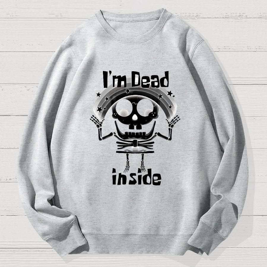 I'm Dead Inside Geek Cotton Sweatshirt