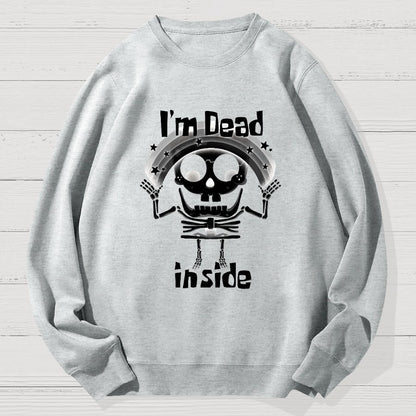 I'm Dead Inside Geek Cotton Sweatshirt