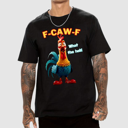 Chicken F-CAW-F What The Heli Geek T-Shirt