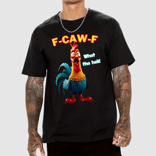 Chicken F-CAW-F What The Heli Geek T-Shirt