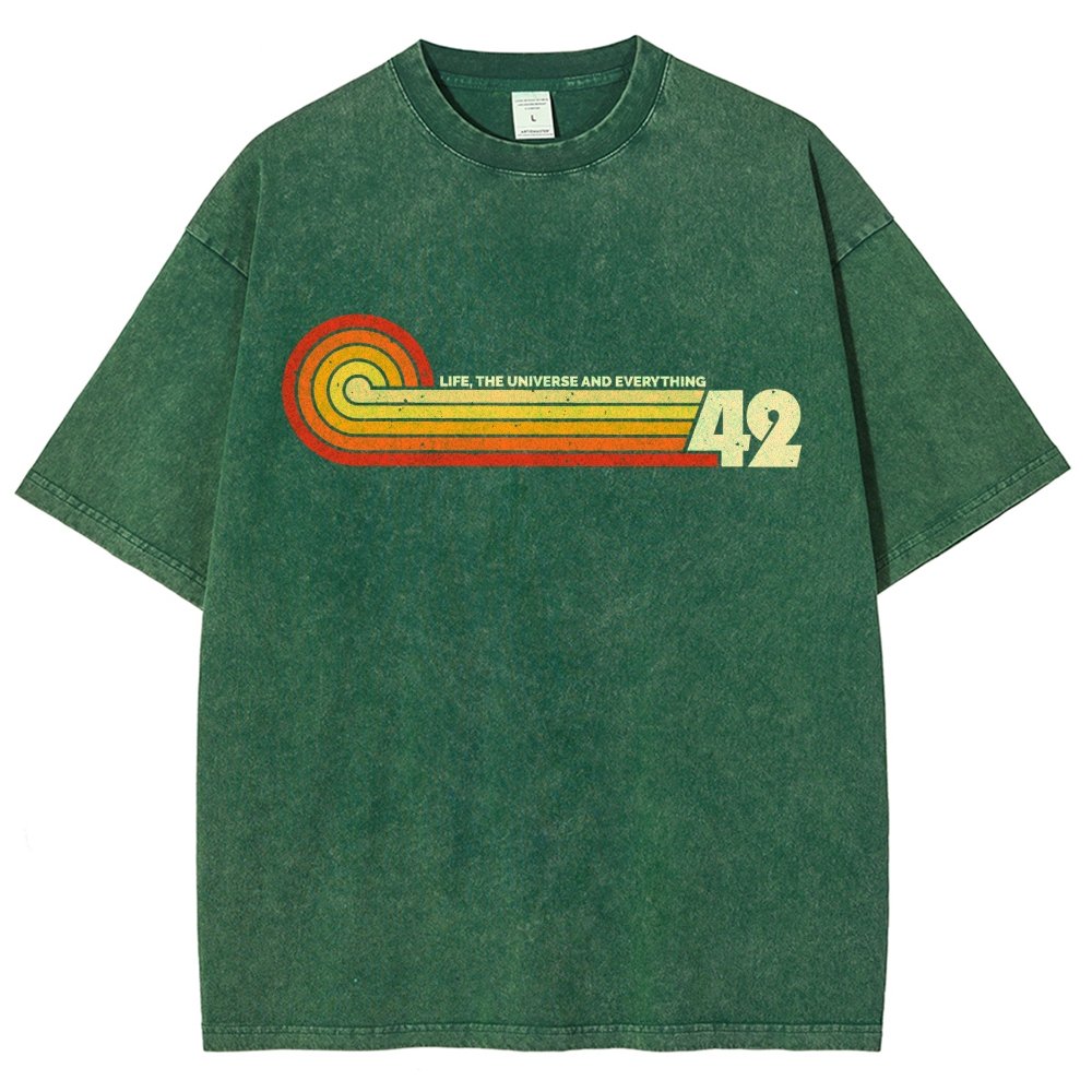 Answer Vintage Distressed T-shirt