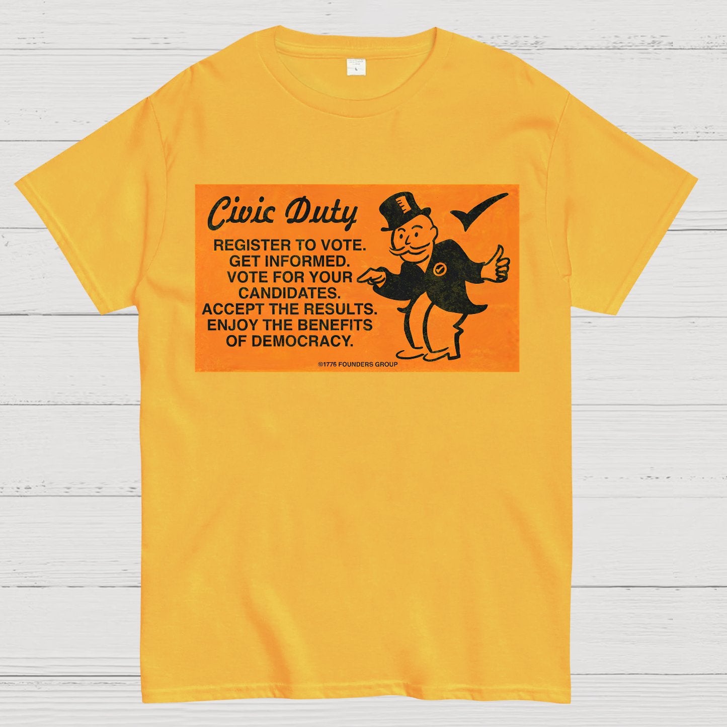 Civic Duty Card.Sarcasm Geek T-Shirt