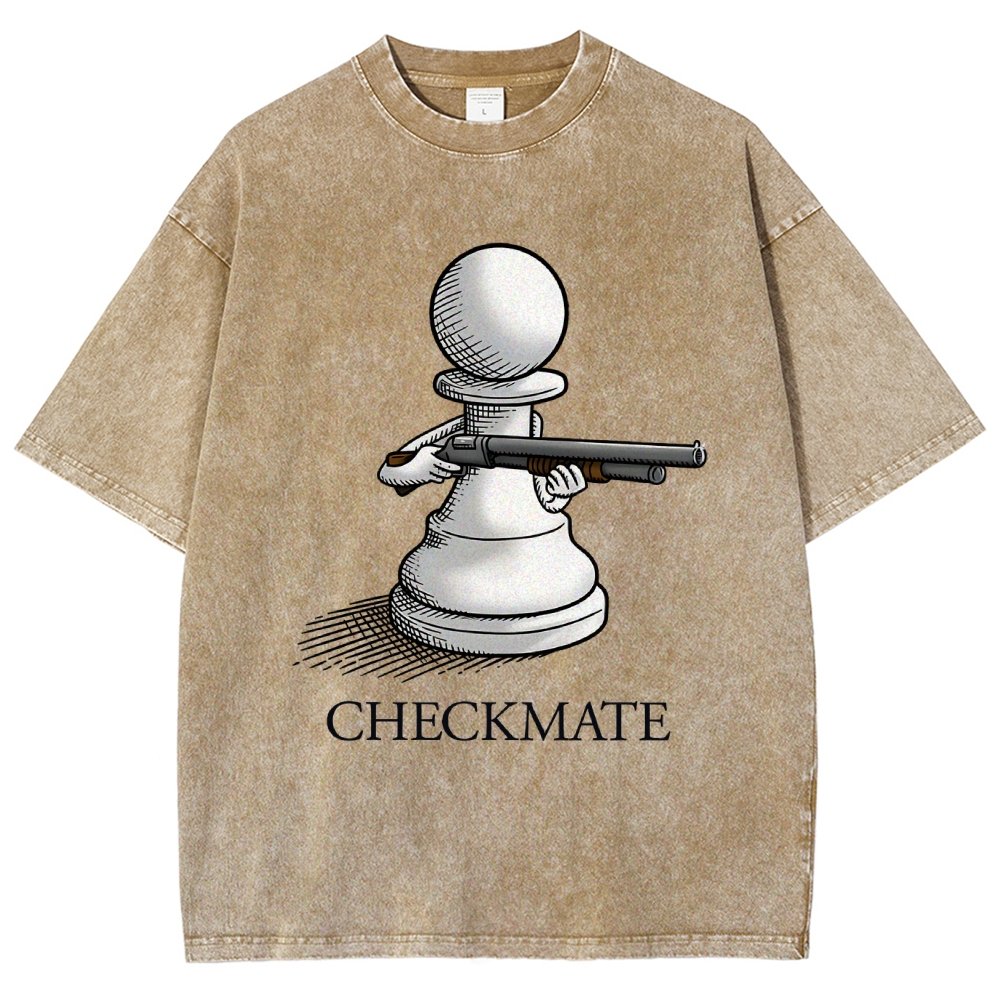 Checkmate Vintage Distressed T-shirt
