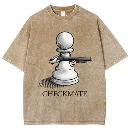 Checkmate Vintage Distressed T-shirt