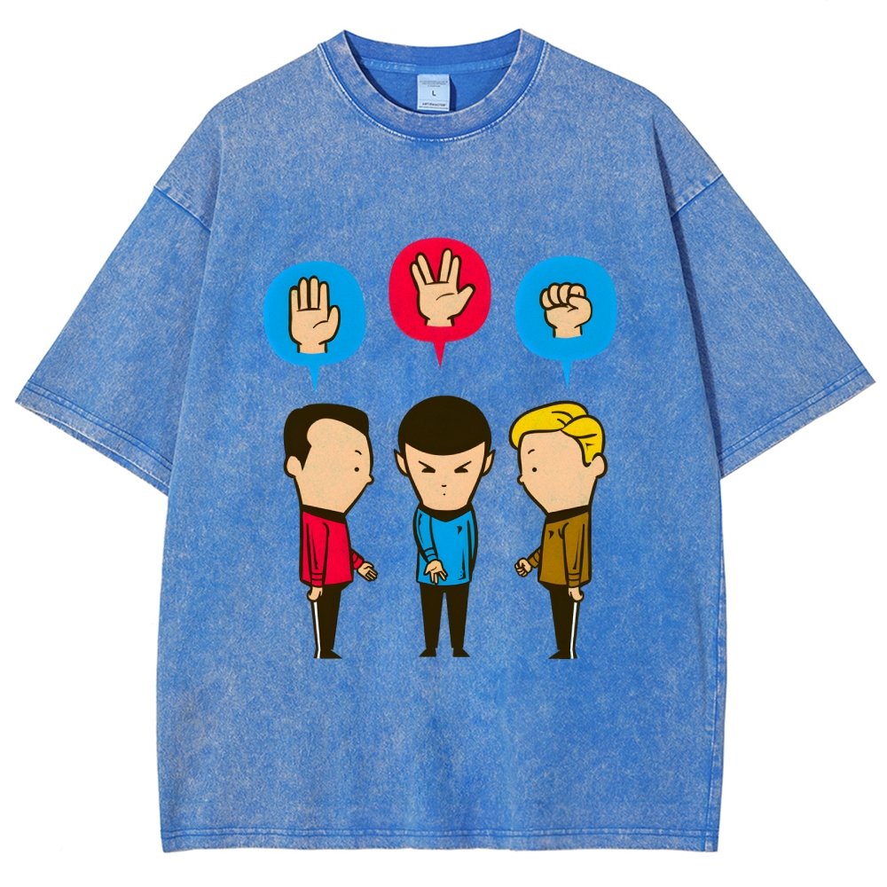 Paper – Scissors – Rock Vintage Distressed T-shirt