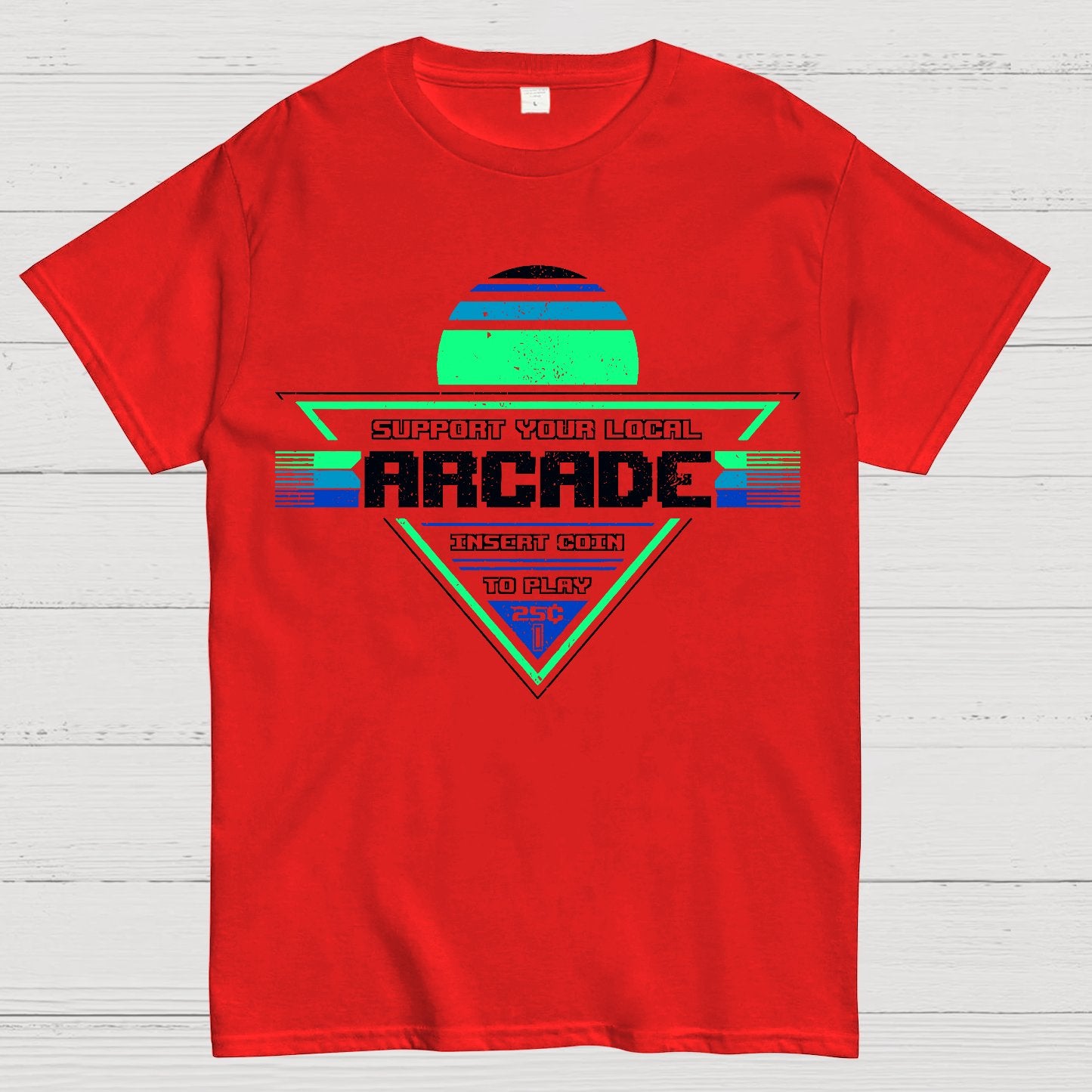 Support Your Local Arcade Geek T-Shirt
