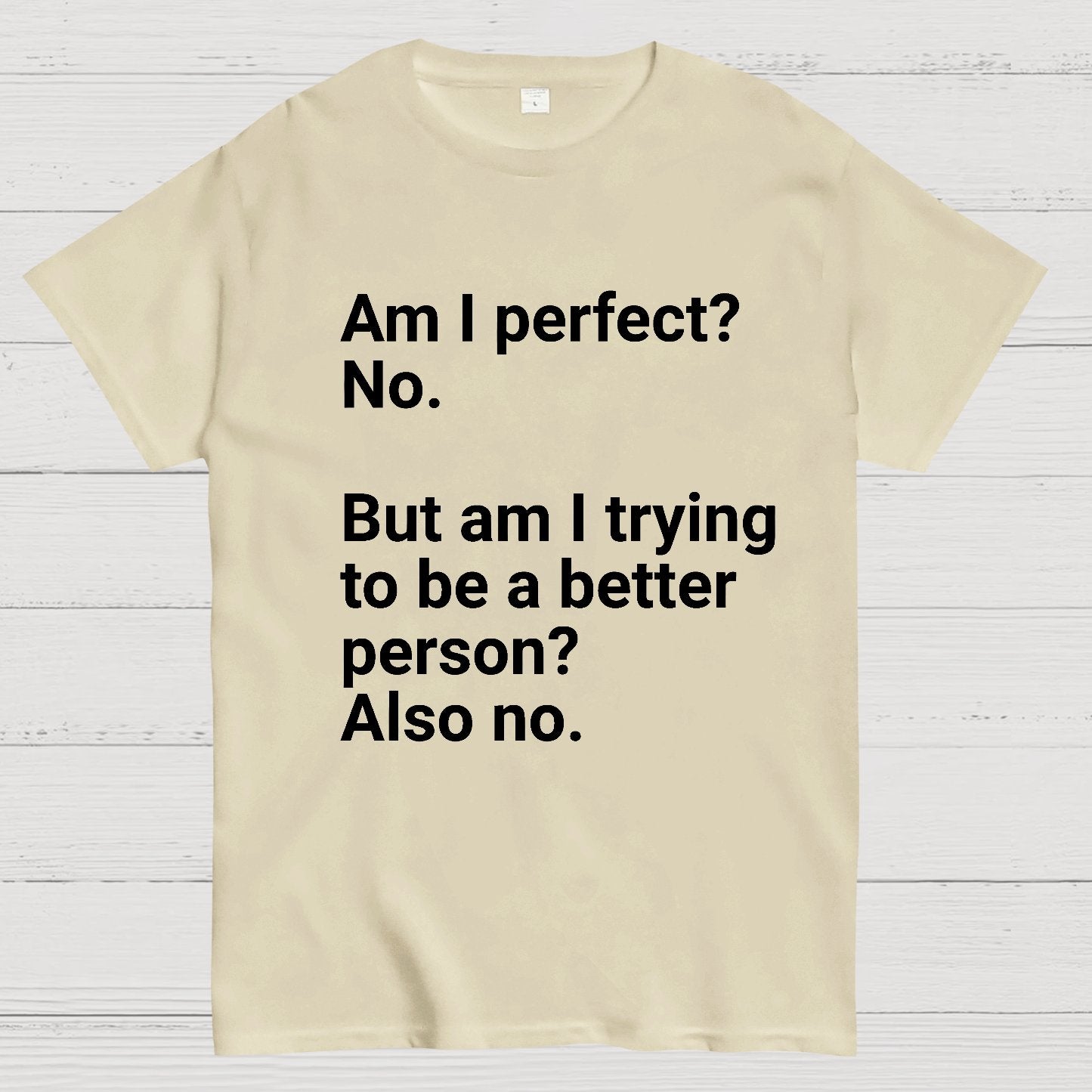 Am I Perfect No Nerdy T-Shirt