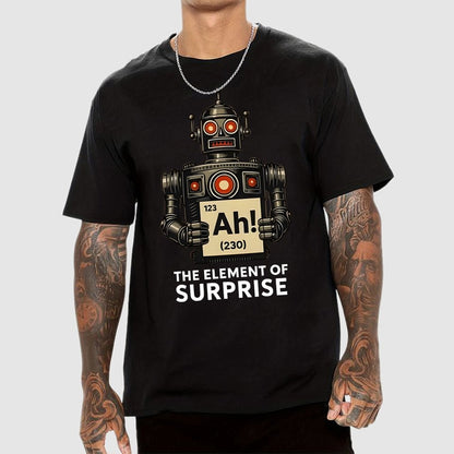 Machine Gets Surprised Geek T-Shirt