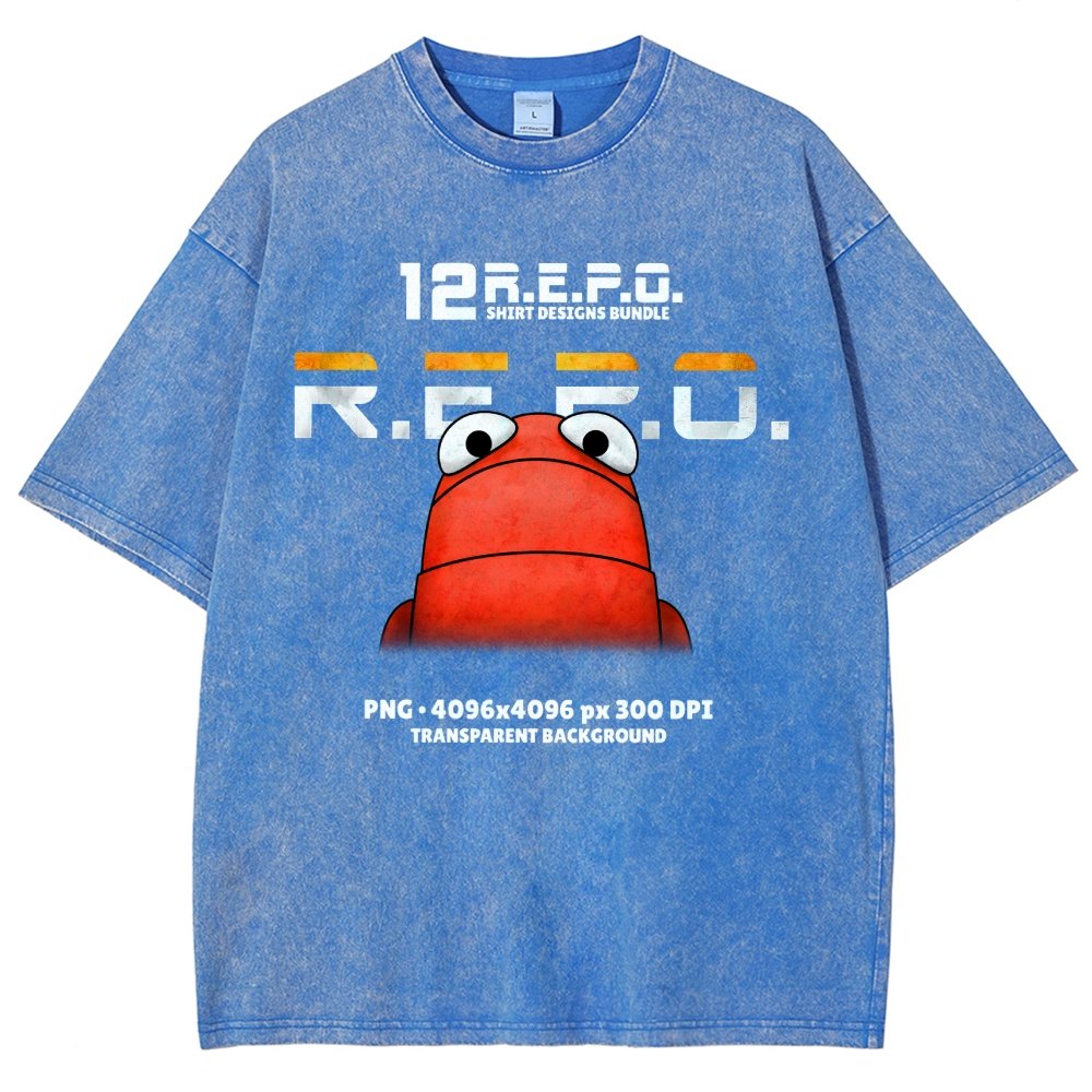 R.E.P.O. Game Funny Meme Vintage Distressed T-shirt