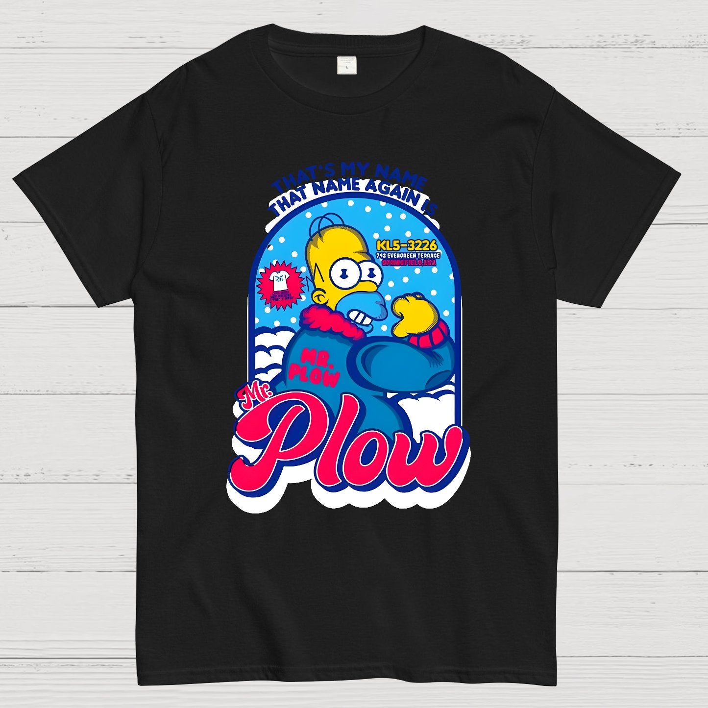 Mr. Snowplow Geek T-Shirt