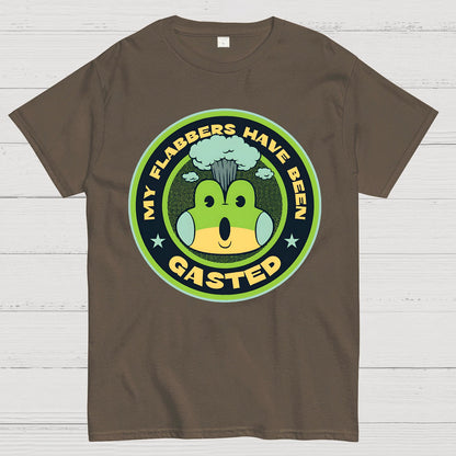 My Flabbers Have Been Gasted Funny Frog Geek T-Shirt