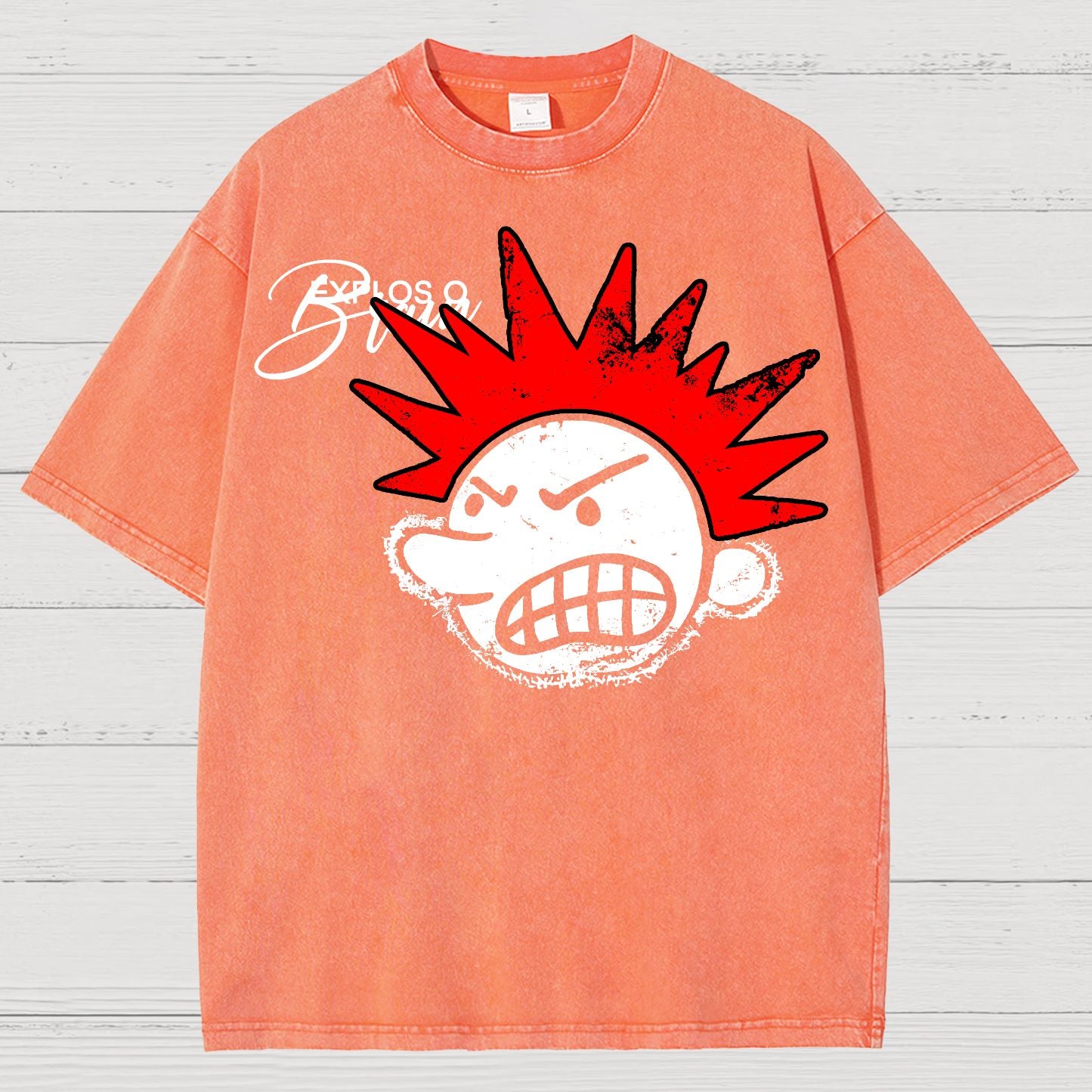 The Brain Explodes Vintage Distressed T-shirt