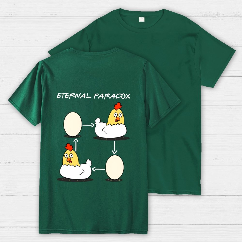 Eternal Paradox Nerdy Front And Back Printing Geek T-Shirt