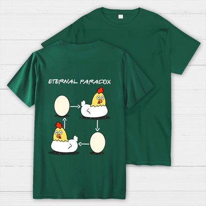 Eternal Paradox Nerdy Front And Back Printing Geek T-Shirt