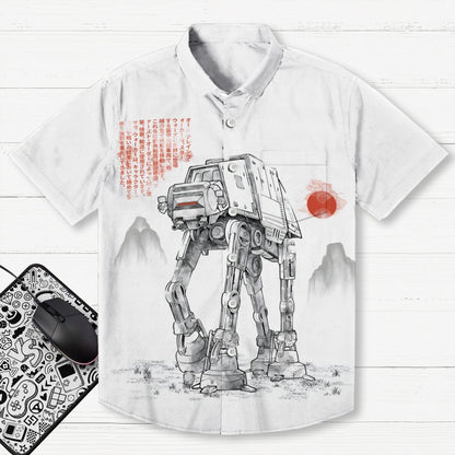 Astrobot Invention Armored Walker Geek Hawaiian Shirt