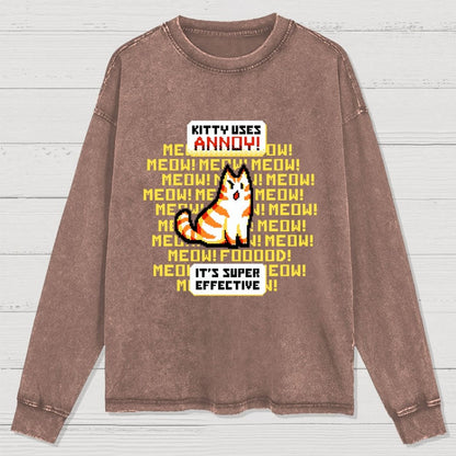 Super Effective Washed Long Sleeve Tee