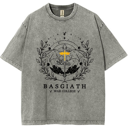 Fourth Wing Nerd Tee, Dragon Rider Bookish Vintage Distressed T-shirt