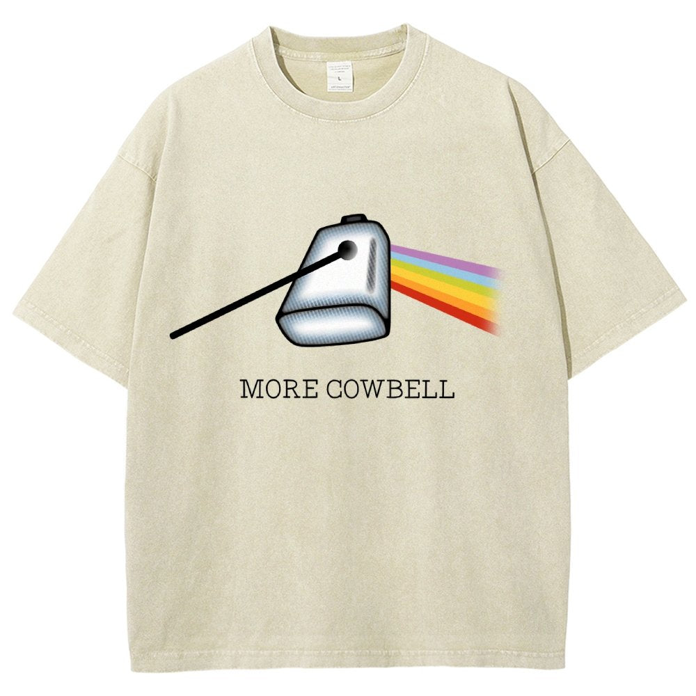 More Cowbell Vintage Distressed T-shirt