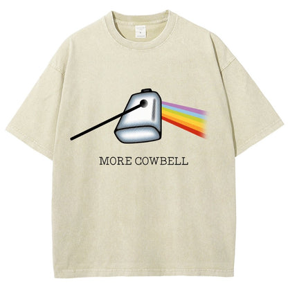 More Cowbell Vintage Distressed T-shirt