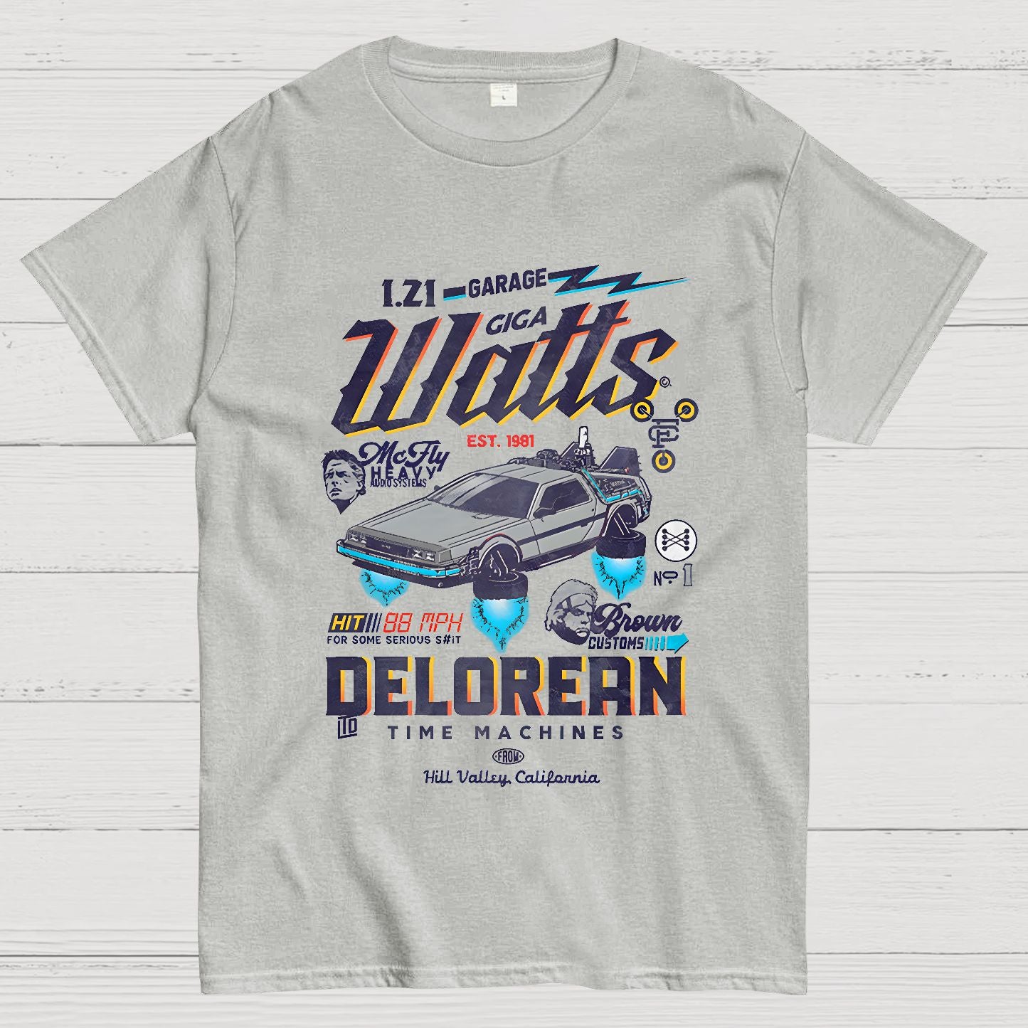 Gigawatts Garage Remix Geek T-Shirt