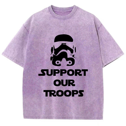 Support Our Troops Vintage Distressed T-shirt