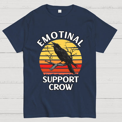 Emotional Support Crow Unisex Geek T-Shirt