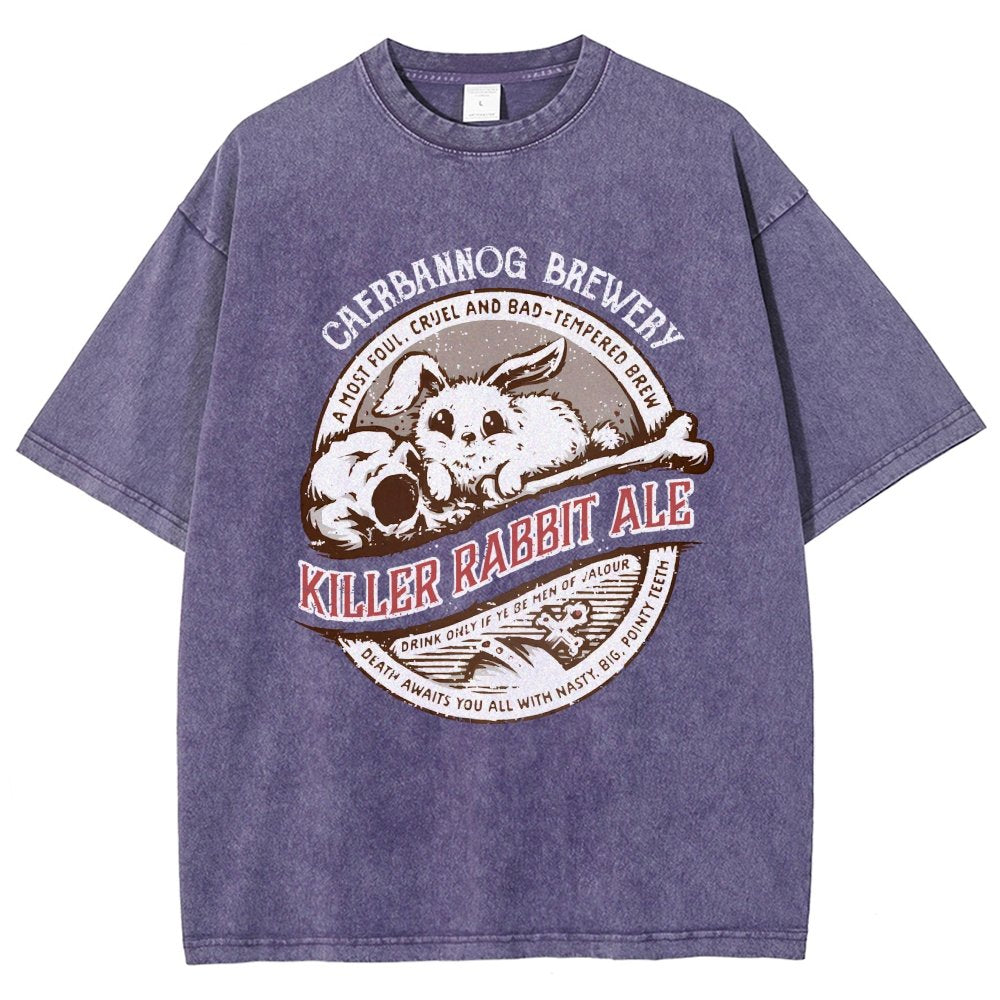 Killer Rabbit Ale Vintage Distressed T-shirt