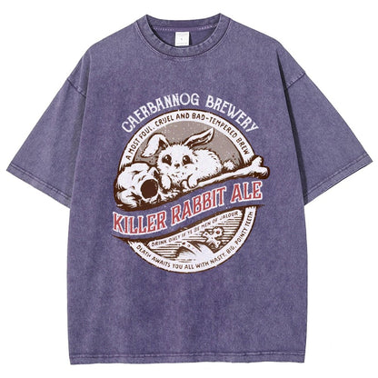 Killer Rabbit Ale Vintage Distressed T-shirt