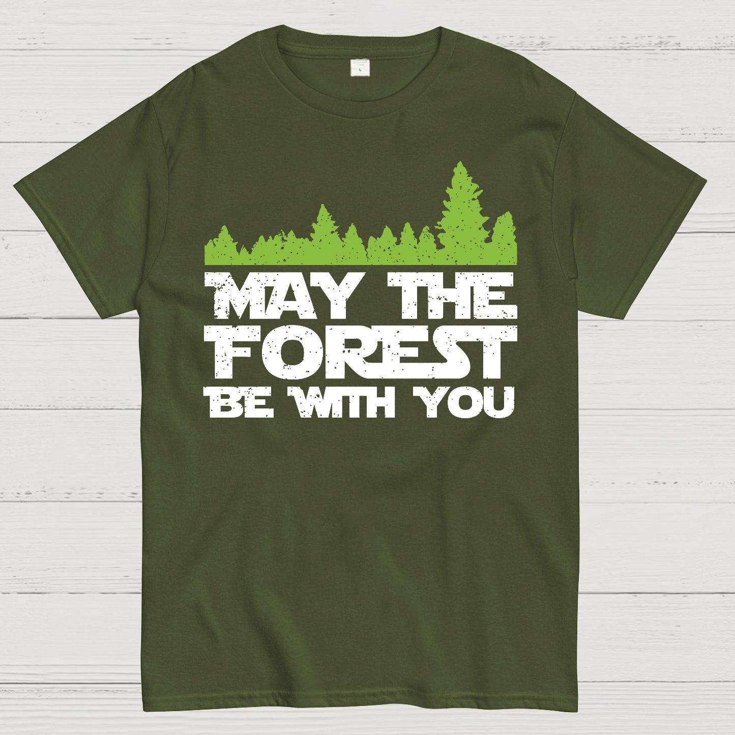 May The Forest Be With You Geeky T-Shirt