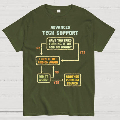 Turn It Off And On Again Geek T-Shirt