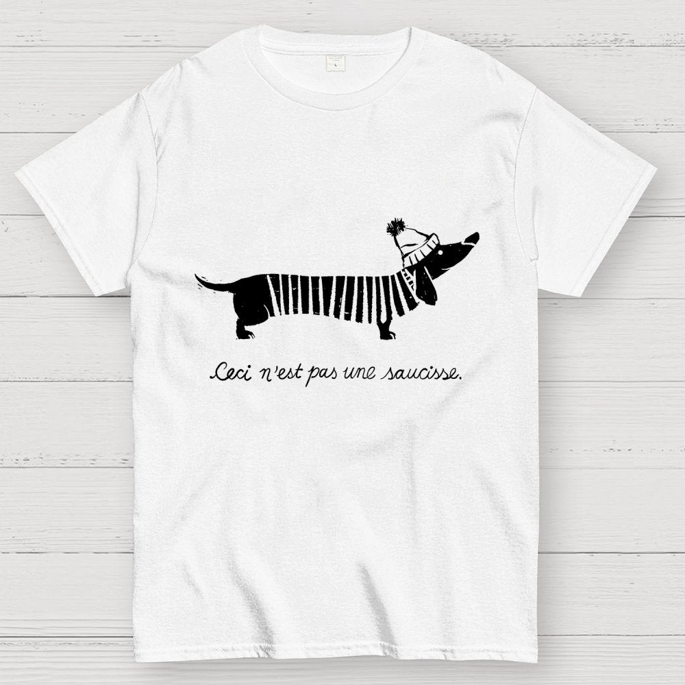 Ceci n'est pas une saucisse Geek T-Shirt