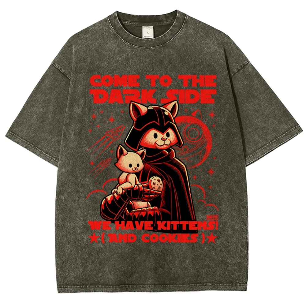 We Have Kittens and Cookies Vintage Distressed T-shirt