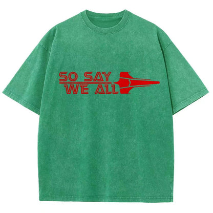 So Say We All Vintage Distressed T-shirt