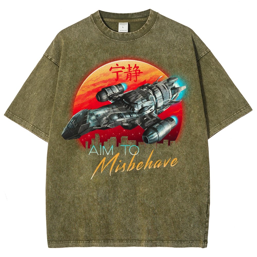 Watch How I Soar Vintage Distressed T-shirt