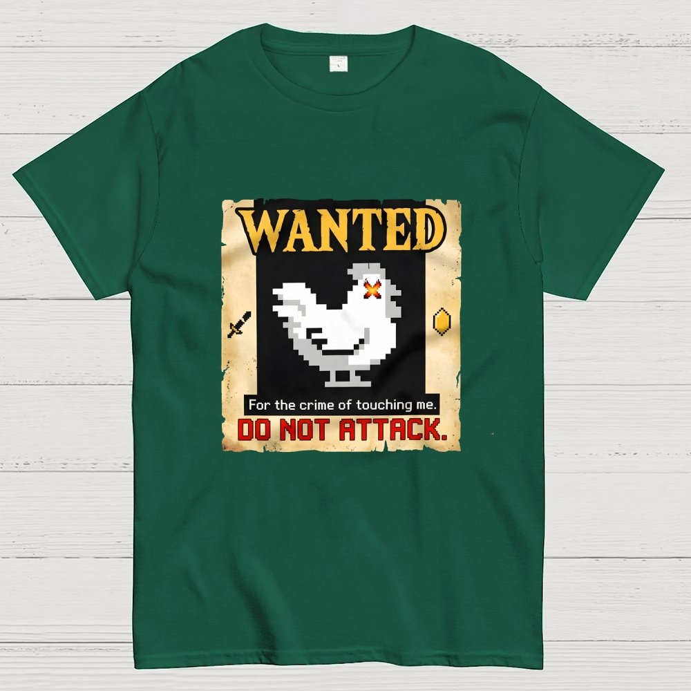 Wanted For The Crime Of Touching Me Art Print Geek T-Shirt