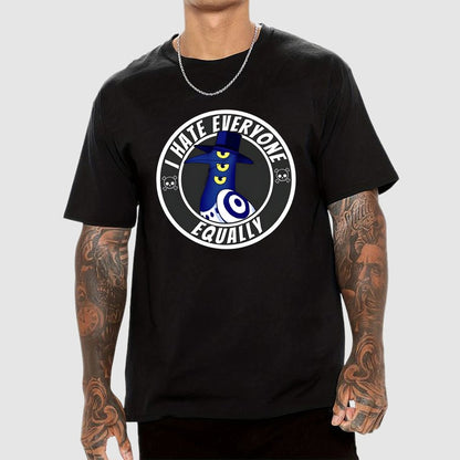 I Hate Everyone Equally Geek T-Shirt