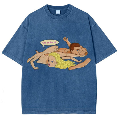 The Break up Vintage Distressed T-shirt