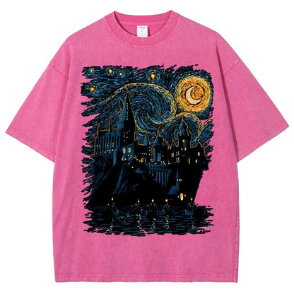 Starry School Vintage Distressed T-shirt