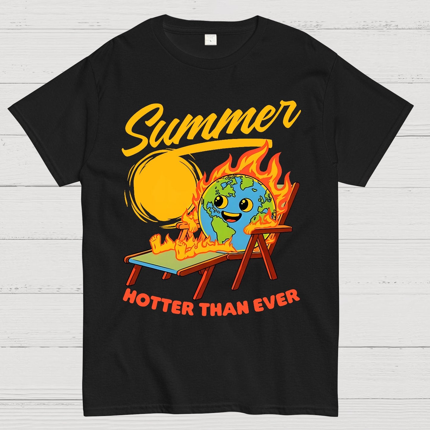 Summer Burn Earth Geek T-Shirt
