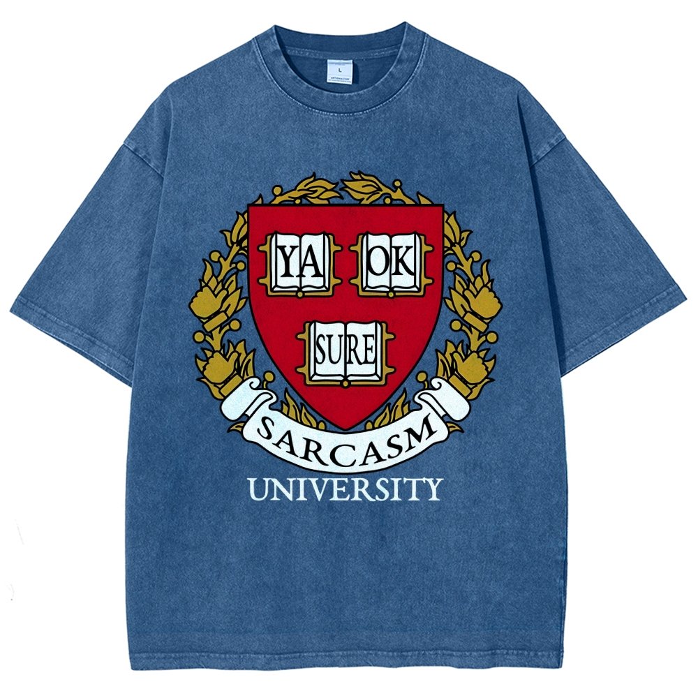 Ivy League Sarcasm Vintage Distressed T-shirt