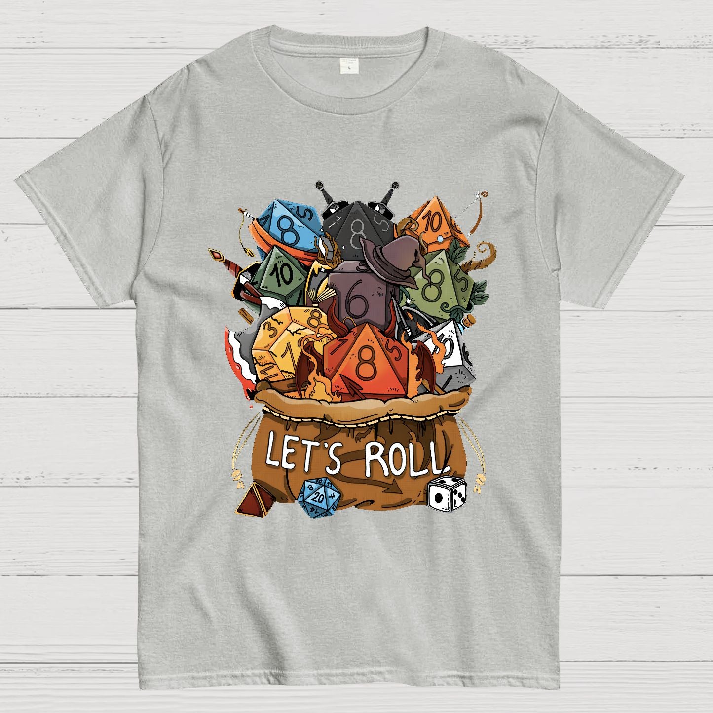 Let's Roll Nerdy T-Shirt