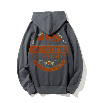 Graduation Is Not An Easy Thing Printed Back Cotton Hoodie
