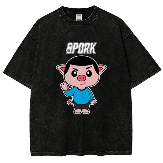 Spork Vintage Distressed T-shirt