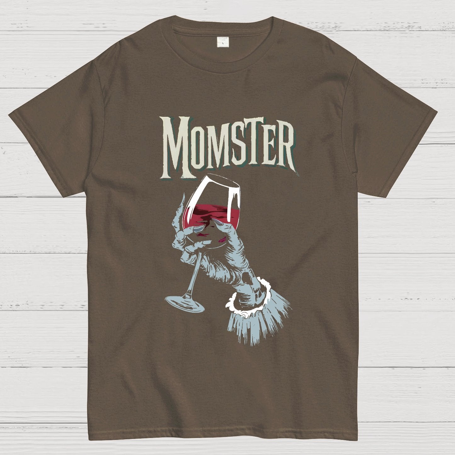 Funny Momster Design Halloween Art Geek T-Shirt