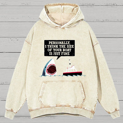 Polite Sea Monster Nerdy Vintage Distressed Hoodie