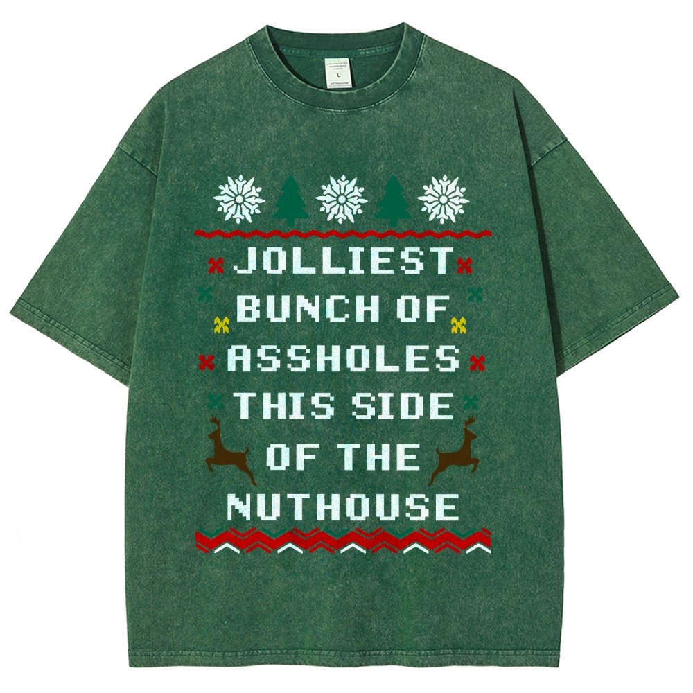 Jolliest Bunch of Assholes This Side of The Nuthouse Vintage Distressed T-shirt