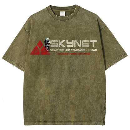 Cybernet SAC NORAD Vintage Distressed T-shirt