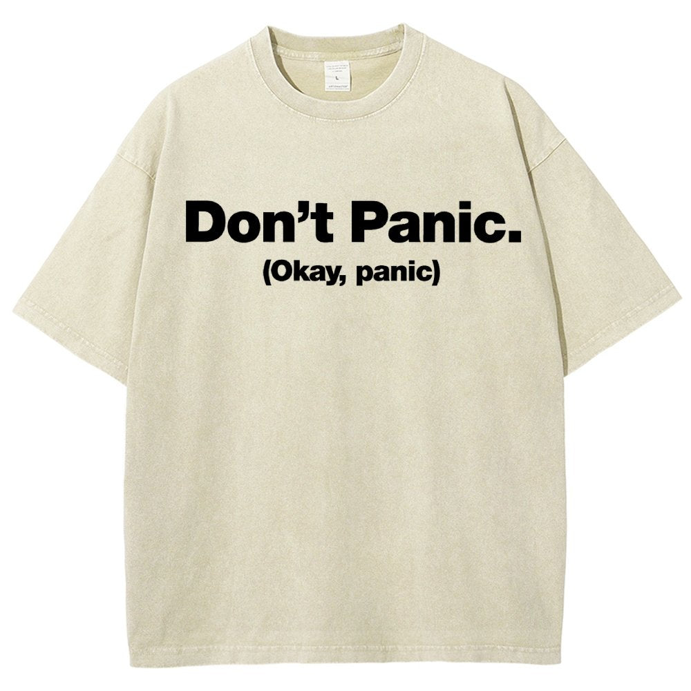 Okay Panic Vintage Distressed T-shirt