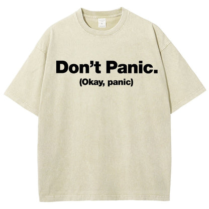 Okay Panic Vintage Distressed T-shirt