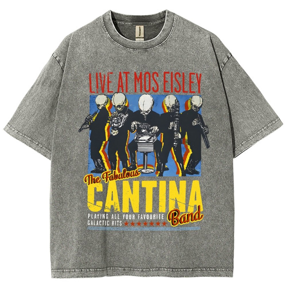 Space Band On Tour  Vintage Distressed T-shirt